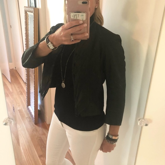 Ellen Tracy Downtown Glam Black Mock Turtleneck - Picture 6 of 9